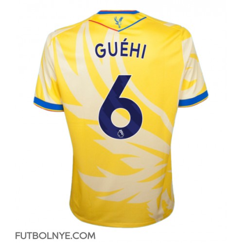 Camiseta Crystal Palace Marc Guehi #6 Visitante Equipación 2024-25 manga corta